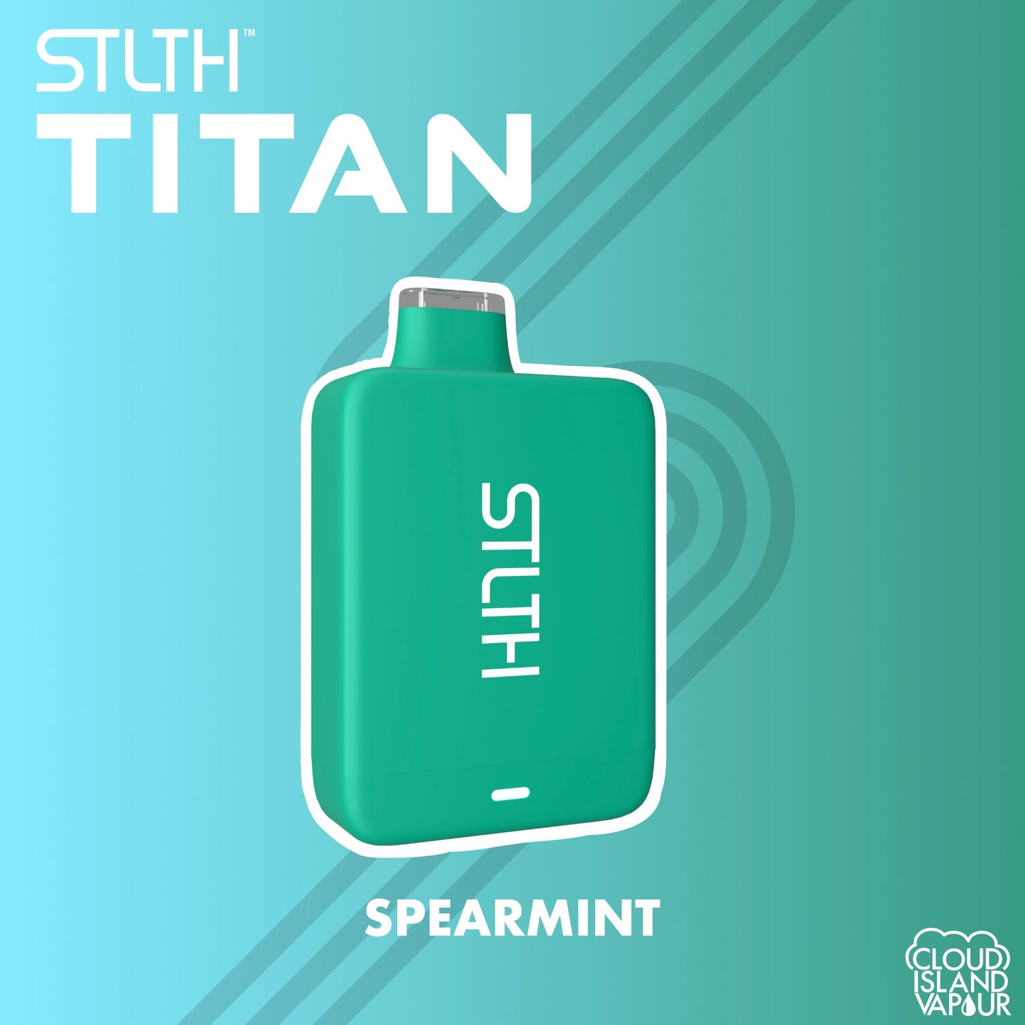 Stlth Titan Menthe verte 20 mg/ml à usage unique