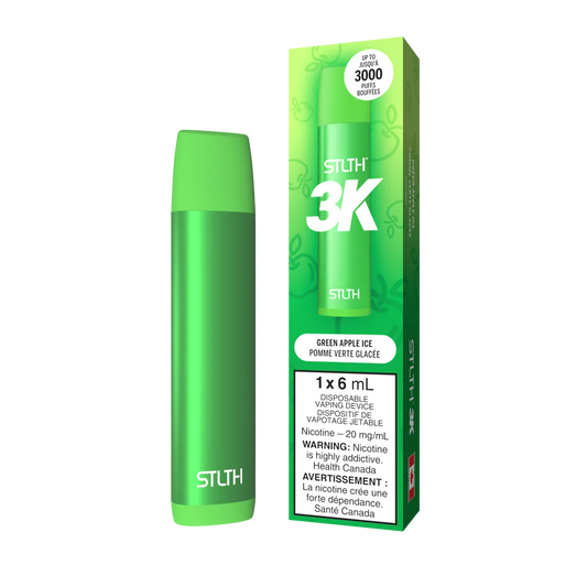 Stlth 3k Green Apple Ice 20mg/ml disposable