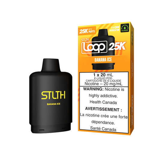 Gousse Stlth Loop 25k Banane glacée 20 mg/ml (Provincial)