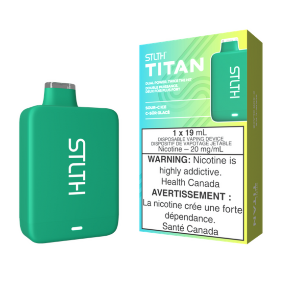 Stlth Titan Sour-c Ice 20 mg/ml jetable