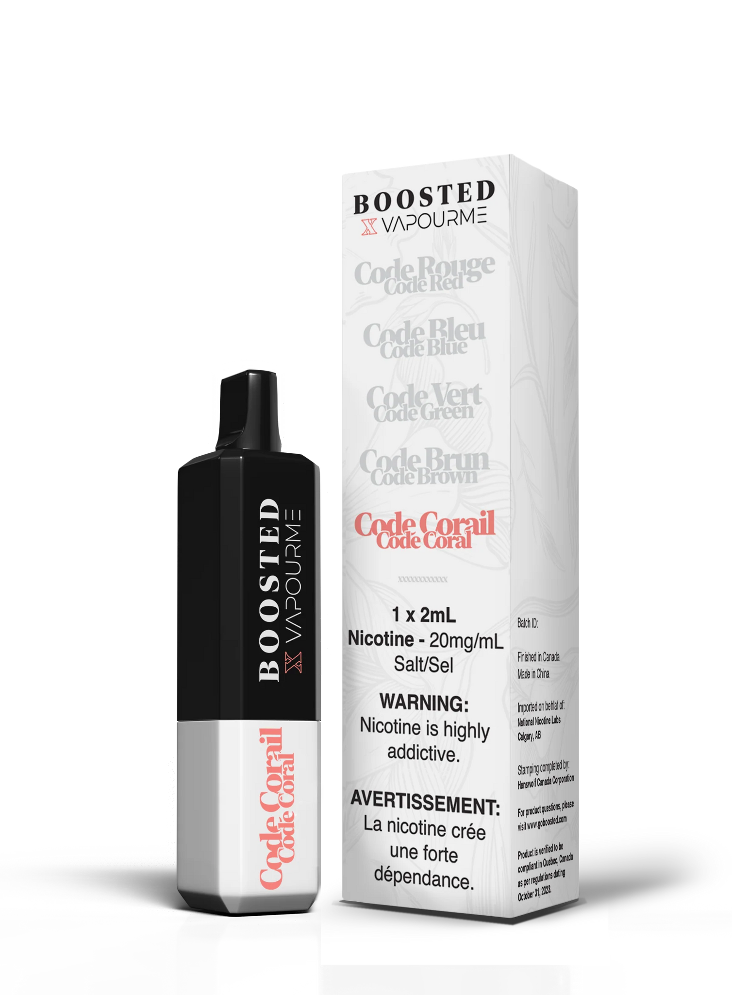 Boosted Code Corail 20mg/ml disposable