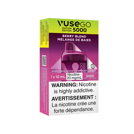 Mélange de baies Vuse go 5000 20 mg/ml jetable 