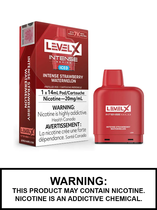 Intense series Strawberry watermelon iced level x pod 20mg