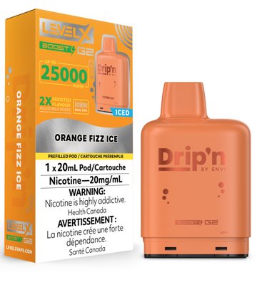 Drip’n G2 Orange Fizz Ice Level X pod 20mg (Provincial)