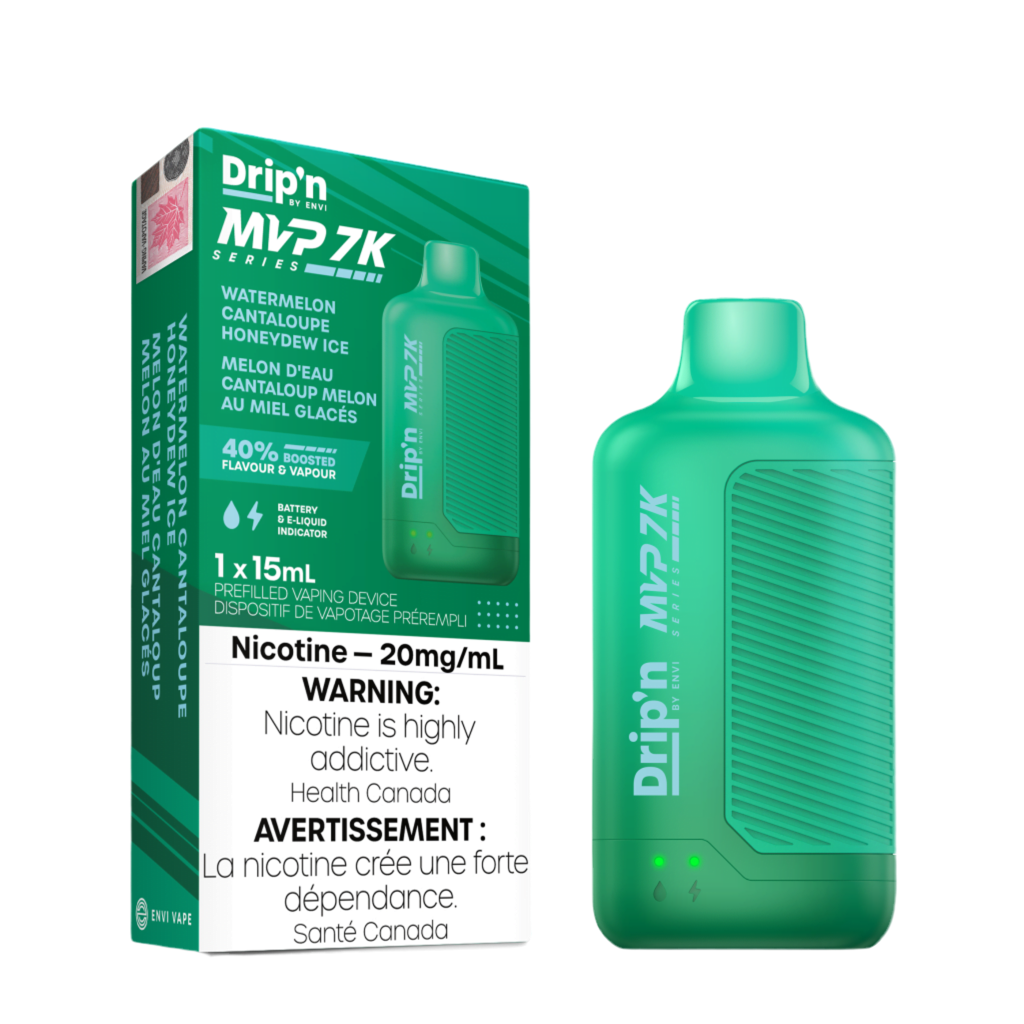 Drip'n MVP 7k Glace au melon pastèque et miel 20 mg/ml jetable 