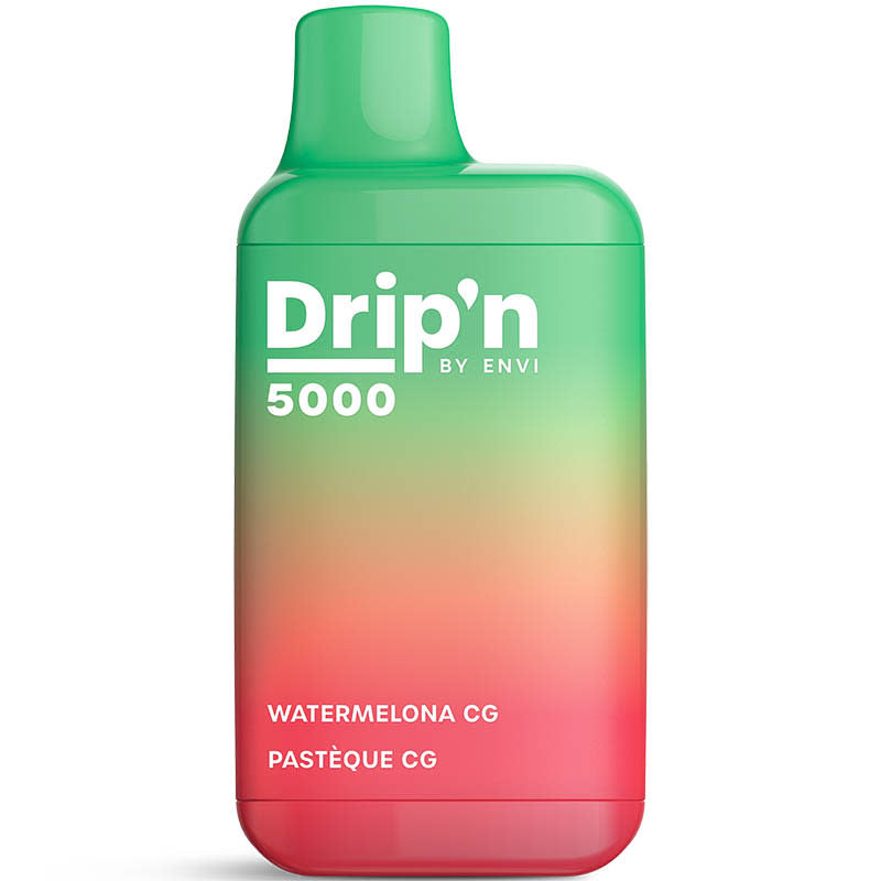 Drip'n 5000 Pastèque CG 20mg/ml jetable