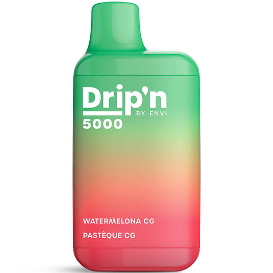 Drip'n par envi 5000 pastèque cg 20mg/ml jetable