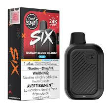 Flavour Beast SIX 24k Bangin Blood Orange 20mg/ml Disposable (Provincial)