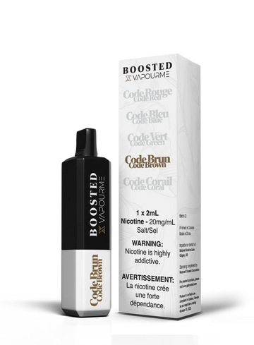 Boosted Code Brown 20mg/ml disposable (Provincial)