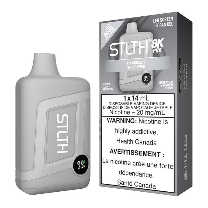 Stlth 8k pro Flavourless 20mg/ml disposable