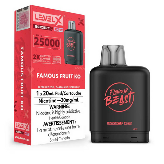 Flavour Beast Boost G2 Famous Fruit Ko Level X pod 20mg (Provincial)