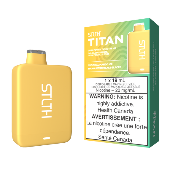 Stlth Titan Glace à la mangue tropicale 20 mg/ml jetable