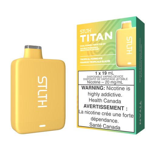 Stlth Titan Glace à la mangue tropicale 20 mg/ml jetable