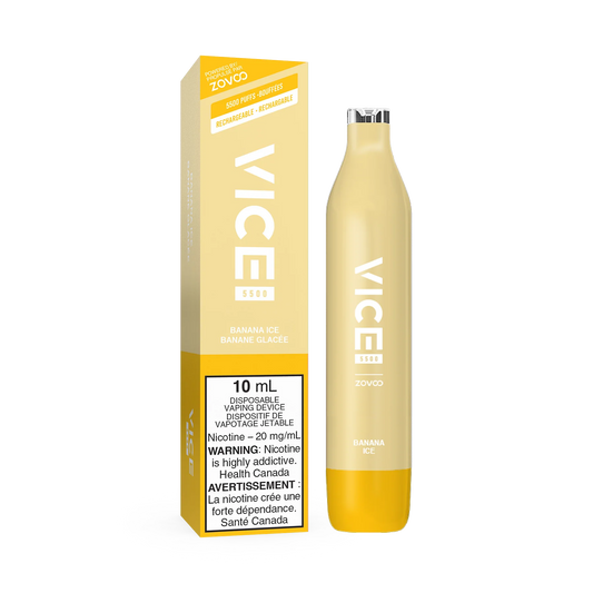 Vice 5500 Banane glacée 20 mg/ml jetable