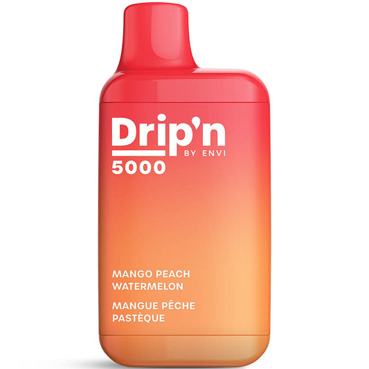 Drip'n 5000 mangue pêche pastèque 20 mg/ml jetable