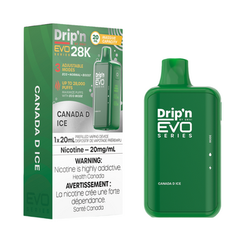 Drip’n EVO 28k – Canada D Ice 20mg/ml disposable (Provincial)