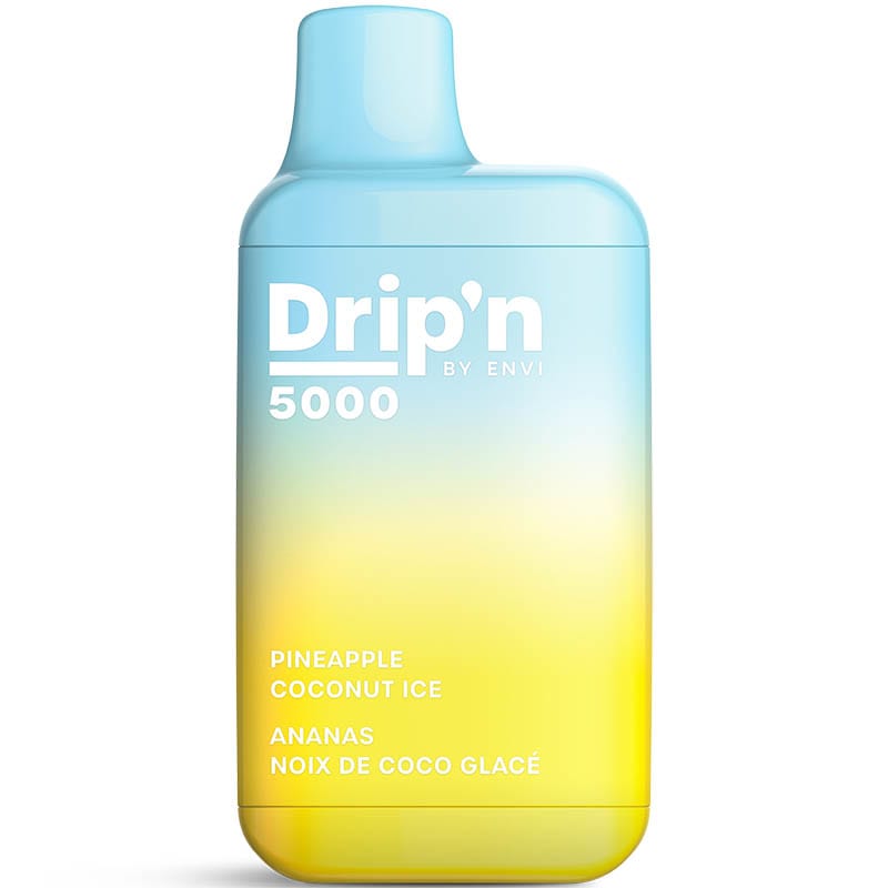 Glace à l'ananas et à la noix de coco Drip'n 5000 20 mg/ml jetable