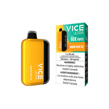 Vice Ultra 60K Mango Dew Ice 20mg/mL Disposable (Provincial)