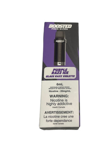 Boosted Pod Ultra Purple Razz Ice 20mg (Provincial)
