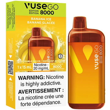 Vuse go 8000 Banane glacée 20 mg/ml jetable