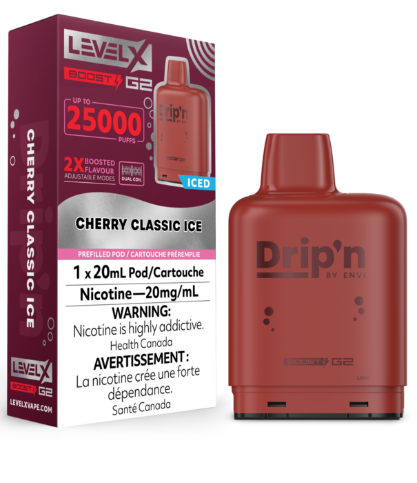 Drip’n G2 Cherry Classic Ice Level X pod 20mg (Provincial)