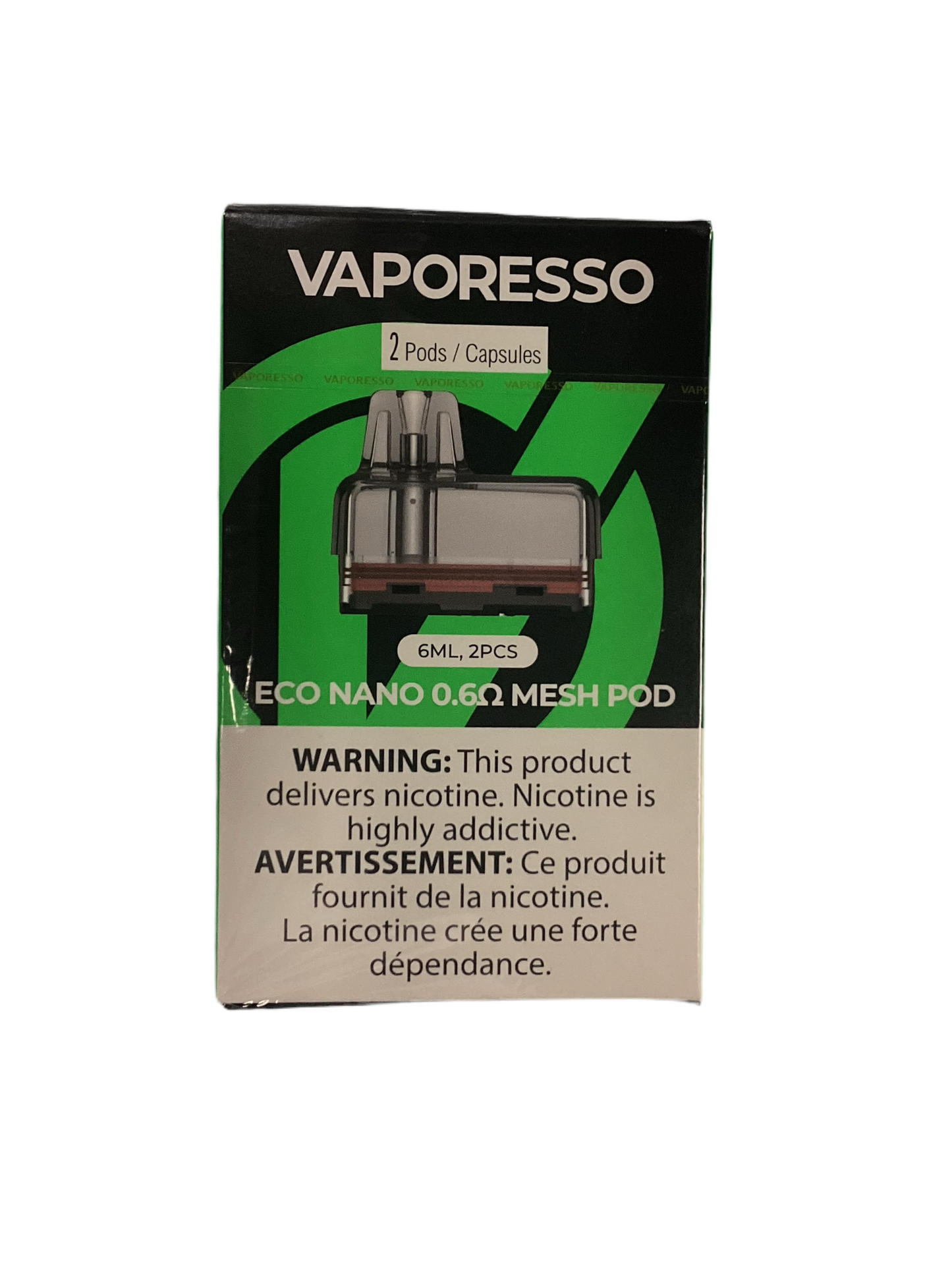 Vaporesso ECO Nano 0.6 Ω Mesh 6ml Pods 2pk