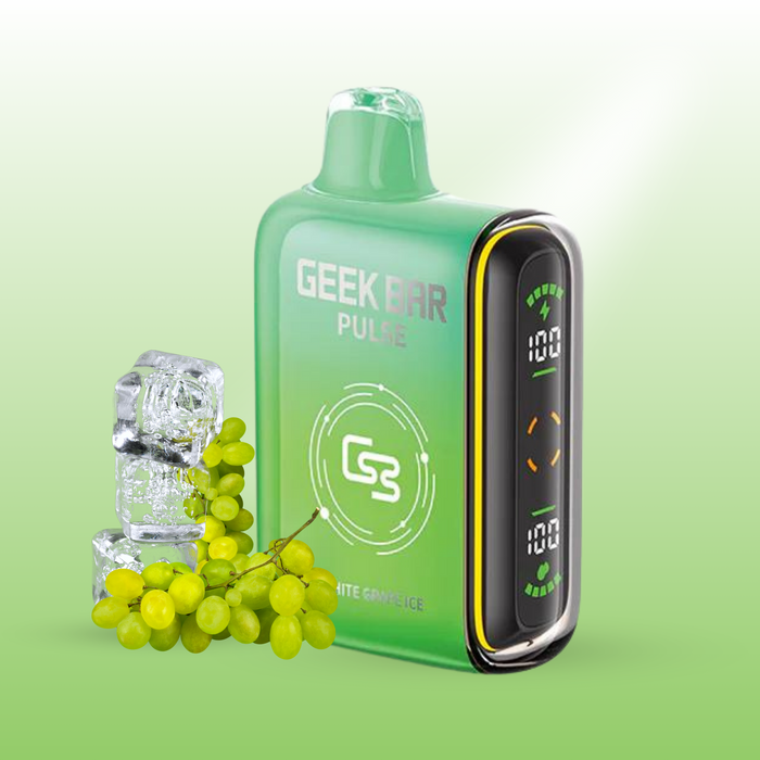 Geek bar pulse Glace au raisin blanc 20 mg/ml jetable