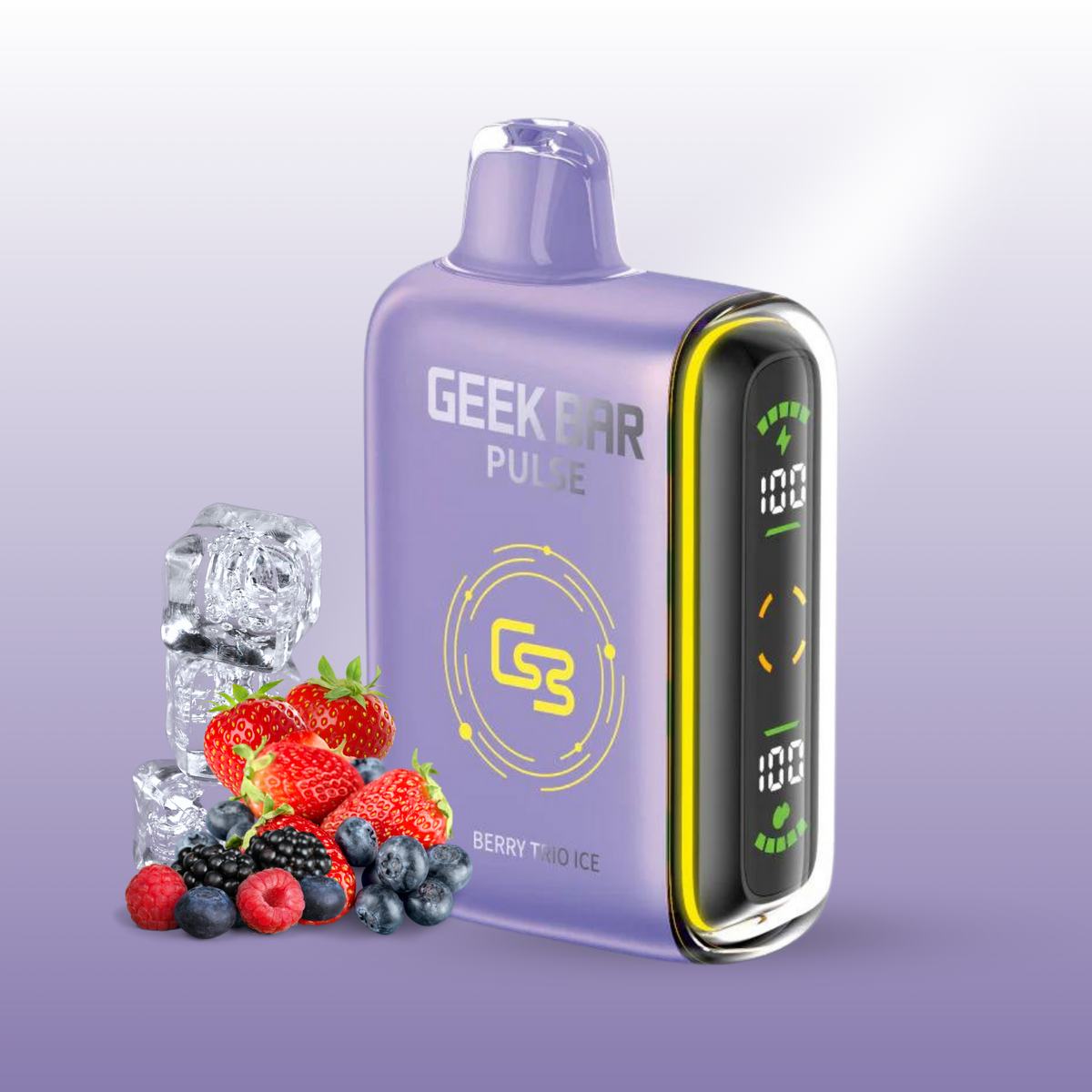 Geek bar pulse Berry trio ice 20mg/ml disposable