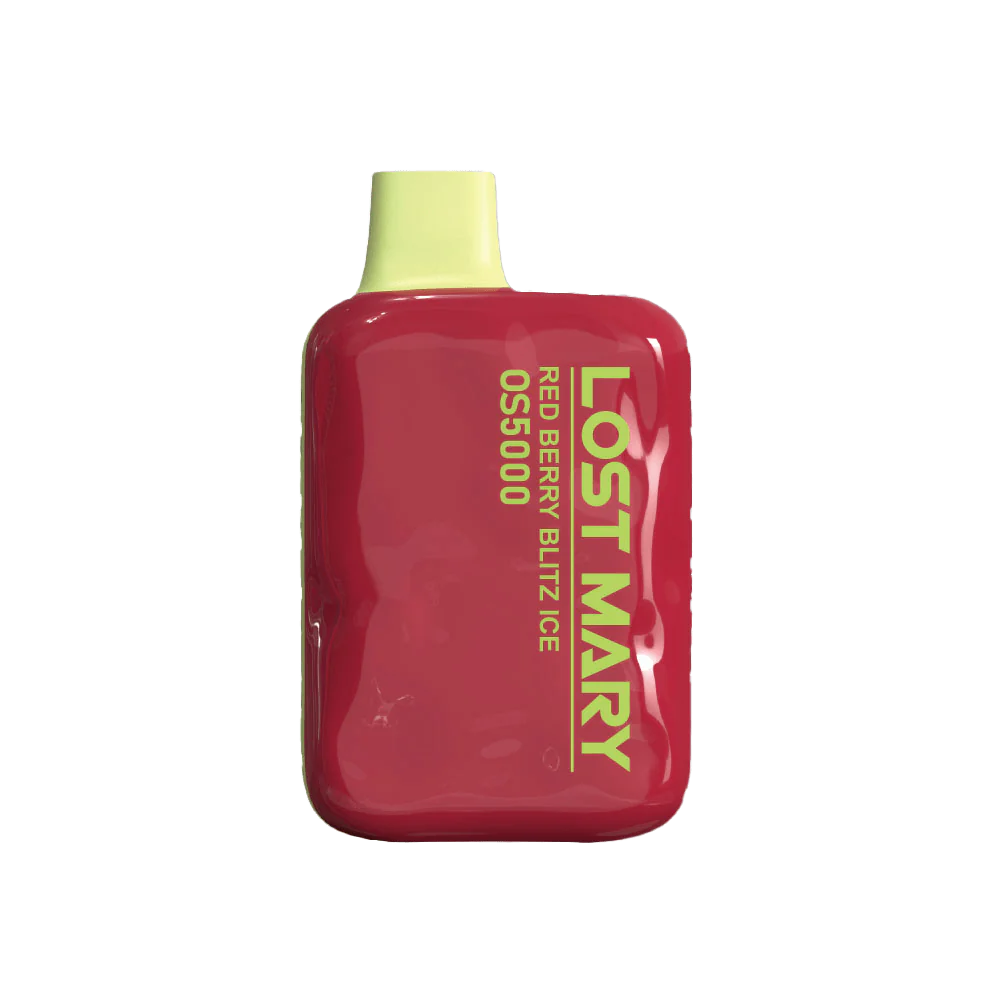 Blitz de baies rouges Lost Mary OS5000, glace jetable 20 mg/ml