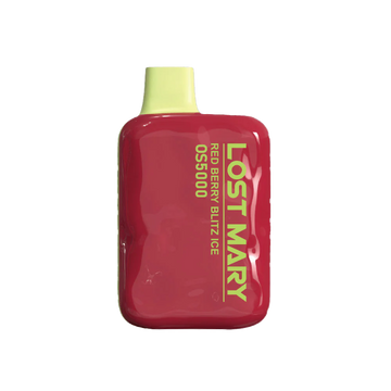 Blitz de baies rouges Lost Mary OS5000, glace jetable 20 mg/ml