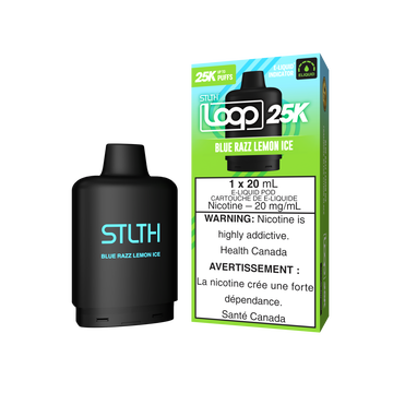 Stlth Loop pod 25k Blue Razz Lemon Ice 20mg/ml (Provincial)