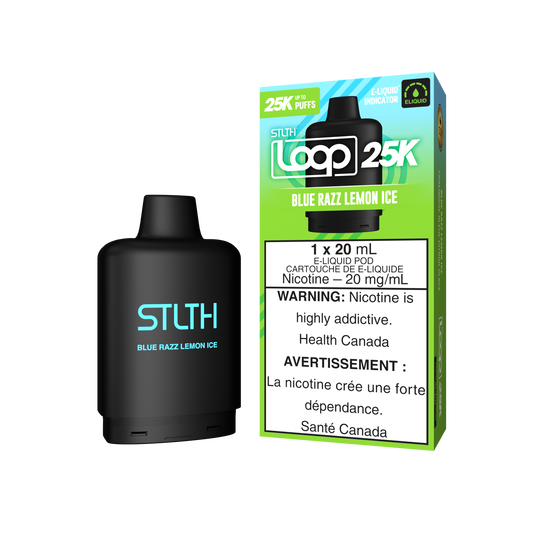 Pod Stlth Loop 25k Glace au citron Blue Razz 20 mg/ml (Provincial)