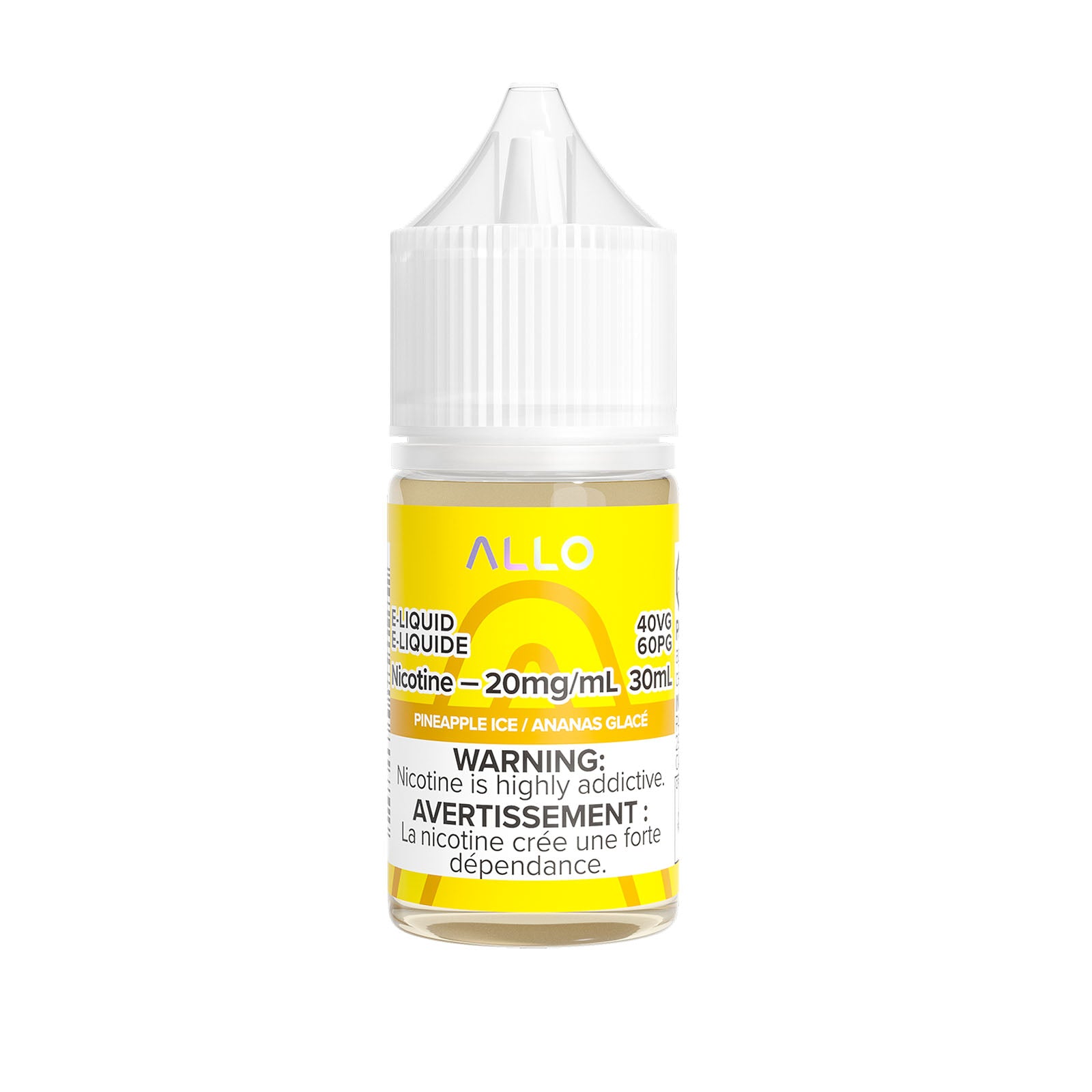 E liquide Allo ananas glacé 20mg/30ml (Provincial)