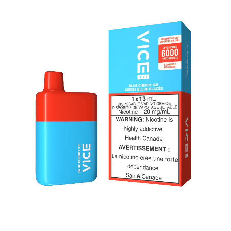 Vice Box 6000 Blue Cherry Ice 20 mg/ml jetable