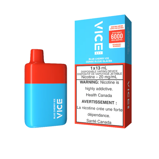 Vice Box 6000 Blue Cherry Ice 20mg/ml disposable