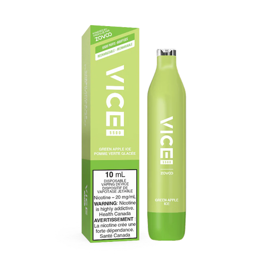 Vice 5500 Glace à la pomme verte 20 mg/ml jetable