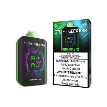 Stlth X Geek Bar 80k Green Apple Ice 20mg/30mL disposable (Provincial)