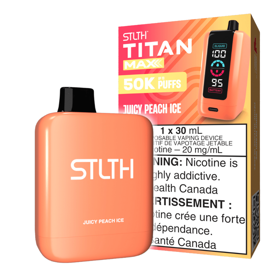 Stlth titan Max 50k Juicy Peach Ice 20mg/ml disposable