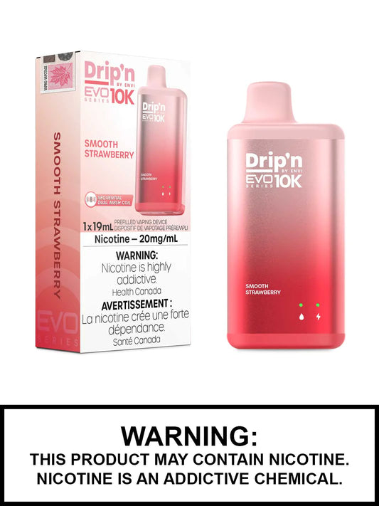 Drip’n EVO 10k Smooth strawberry 20mg/ml disposable