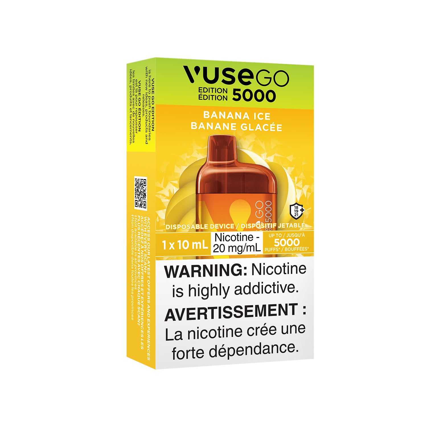 Vuse go 5000 Banana Ice 20mg/ml disposable