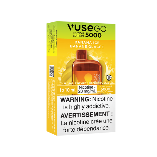 Vuse go 5000 Banana ice 20mg/ml disposable