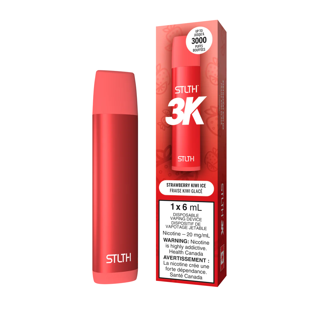 Stlth 3k Strawberry Kiwi Ice 20mg/ml disposable (Provincial)