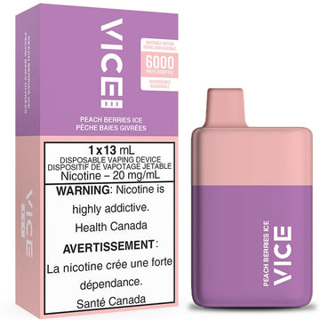 Vice Box 6000 Peach Berries Ice 20mg/ml disposable