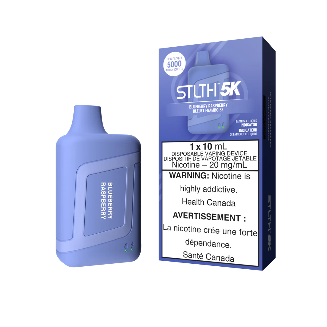 Stlth 5k Blueberry raspberry 20mg/ml disposable