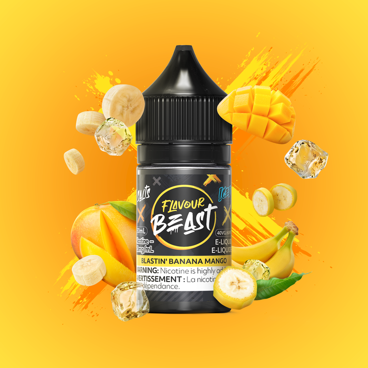 Flavour beast E liquid blastin banana mango iced 20mg/30ml