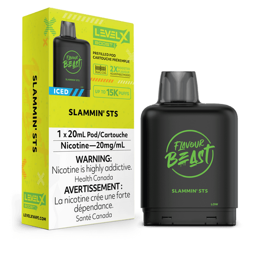 Boost de saveur de bête G2 Slammin STS iced level x pod 20 mg (provincial)