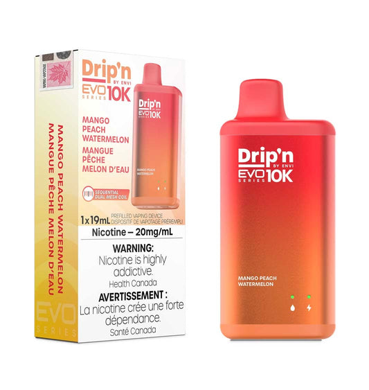 Drip’n EVO 10k Mango peach watermelon 20mg/ml disposable