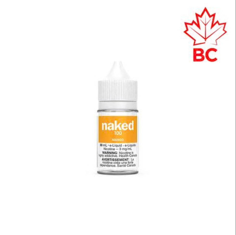 Naked 100 e liquid mango 0.1mg/30ml