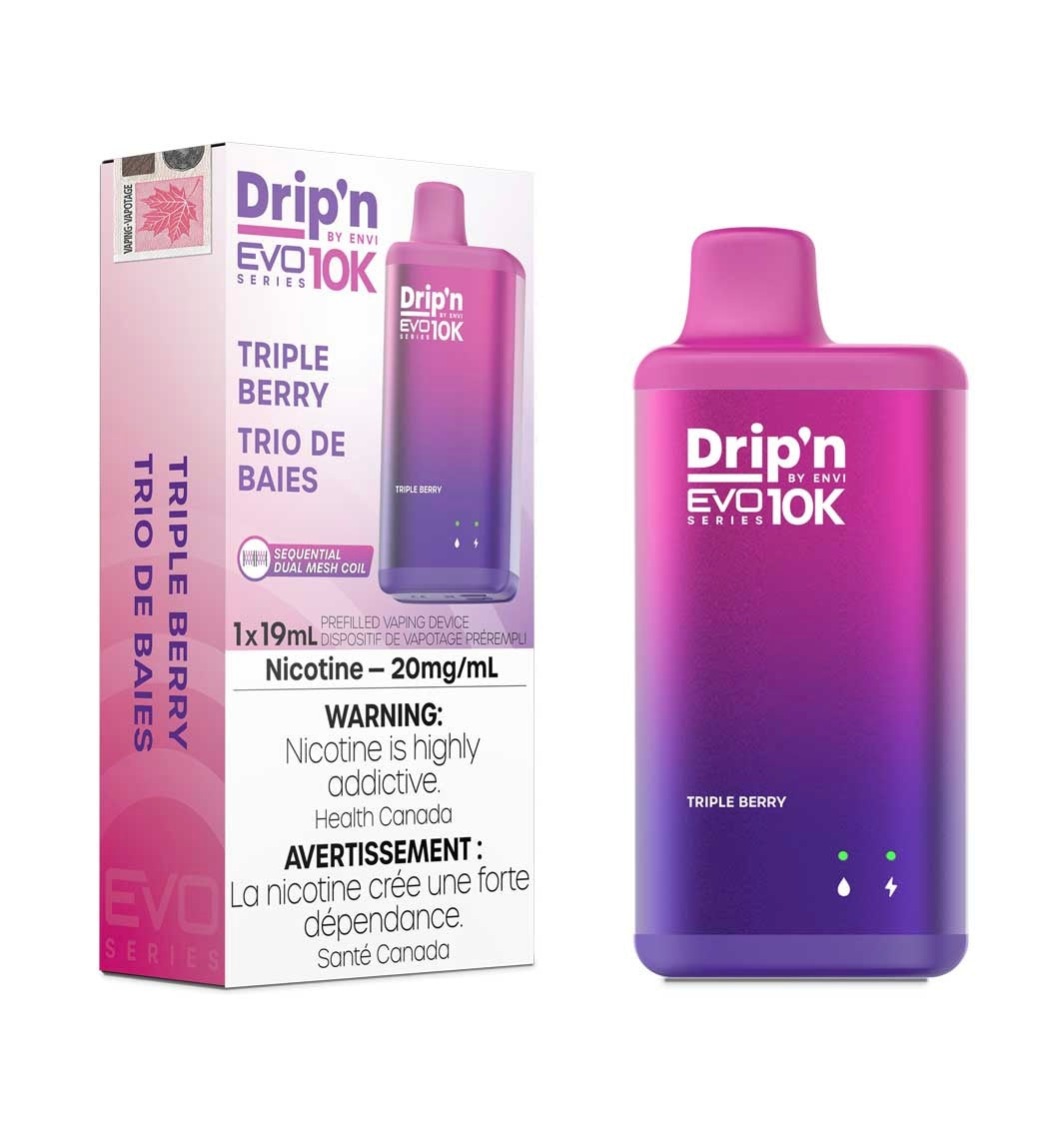 Drip’n EVO 10k Triple berry 20mg/ml disposable