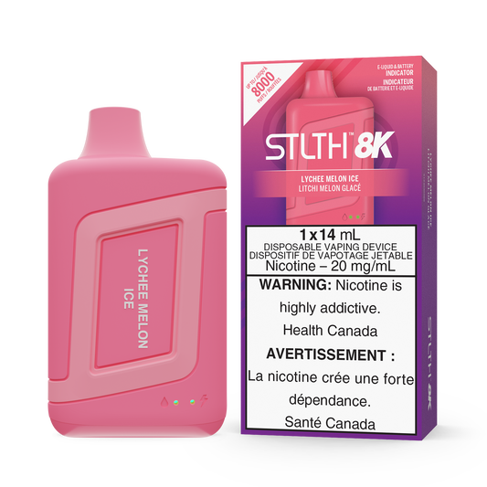 Stlth 8k Lychee melon ice 20mg/ml disposable